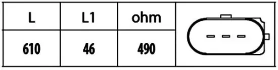 Impulsgeber, Kurbelwelle 12 V HELLA 6PU 009 146-541 Bild Impulsgeber, Kurbelwelle 12 V HELLA 6PU 009 146-541