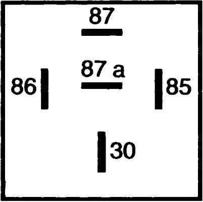 Relais, Arbeitsstrom 12 V HELLA 4RD 933 332-041 Bild Relais, Arbeitsstrom 12 V HELLA 4RD 933 332-041