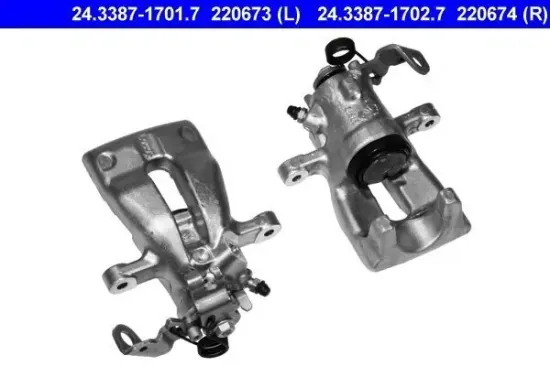 Bremssattel Hinterachse rechts ATE 24.3387-1702.7 Bild Bremssattel Hinterachse rechts ATE 24.3387-1702.7