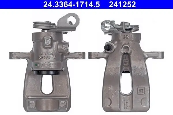 Bremssattel Hinterachse rechts ATE 24.3364-1714.5