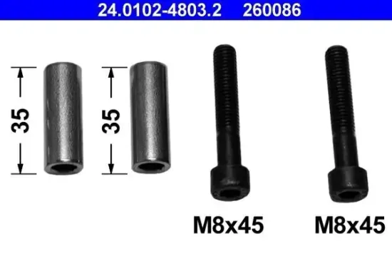 Führungshülsensatz, Bremssattel ATE 24.0102-4803.2 Bild Führungshülsensatz, Bremssattel ATE 24.0102-4803.2