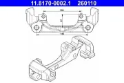 Halter, Bremssattel ATE 11.8170-0002.1