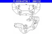 Halter, Bremssattel Vorderachse ATE 11.0230-0736.1