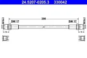 Bremsschlauch ATE 24.5207-0205.3