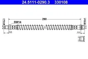 Bremsschlauch ATE 24.5111-0290.3
