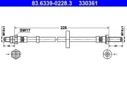 Bremsschlauch ATE 83.6339-0228.3