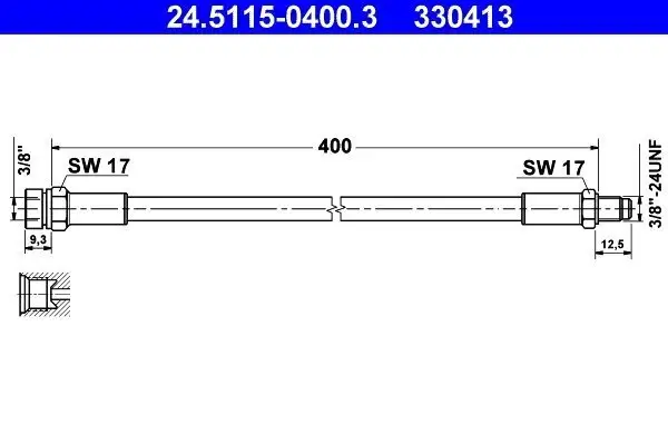 Bremsschlauch ATE 24.5115-0400.3