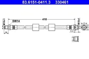 Bremsschlauch ATE 83.6151-0411.3