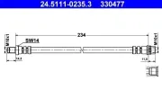 Bremsschlauch ATE 24.5111-0235.3