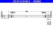 Bremsschlauch ATE 83.6113-0140.3