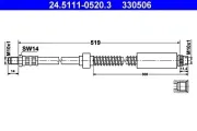 Bremsschlauch ATE 24.5111-0520.3