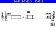 Bremsschlauch ATE 24.5112-0362.3