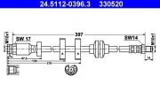 Bremsschlauch ATE 24.5112-0396.3