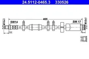 Bremsschlauch ATE 24.5112-0465.3