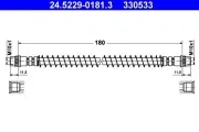 Bremsschlauch ATE 24.5229-0181.3