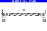 Bremsschlauch ATE 24.5229-0199.3