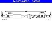 Bremsschlauch ATE 24.5303-0455.3