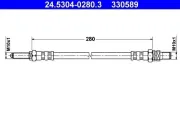 Bremsschlauch ATE 24.5304-0280.3