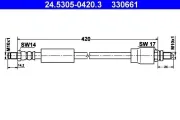 Bremsschlauch ATE 24.5305-0420.3