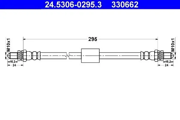 Bremsschlauch ATE 24.5306-0295.3