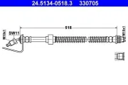 Bremsschlauch ATE 24.5134-0518.3