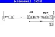 Bremsschlauch ATE 24.5248-0461.3