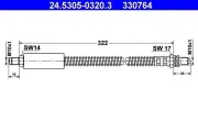 Bremsschlauch ATE 24.5305-0320.3