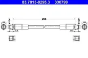 Bremsschlauch ATE 83.7813-0295.3