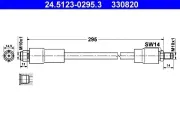 Bremsschlauch ATE 24.5123-0295.3