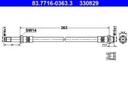 Bremsschlauch ATE 83.7716-0363.3