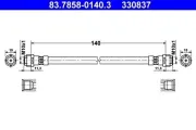 Bremsschlauch ATE 83.7858-0140.3