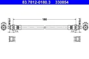 Bremsschlauch ATE 83.7812-0180.3