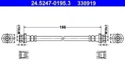 Bremsschlauch ATE 24.5247-0195.3