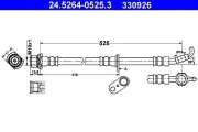 Bremsschlauch ATE 24.5264-0525.3