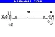 Bremsschlauch ATE 24.5269-0195.3