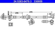 Bremsschlauch ATE 24.5283-0470.3