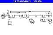 Bremsschlauch ATE 24.5281-0640.3