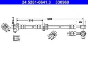 Bremsschlauch ATE 24.5281-0641.3