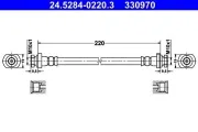 Bremsschlauch ATE 24.5284-0220.3