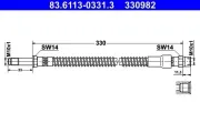 Bremsschlauch ATE 83.6113-0331.3