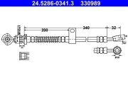 Bremsschlauch ATE 24.5286-0341.3