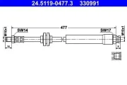 Bremsschlauch ATE 24.5119-0477.3