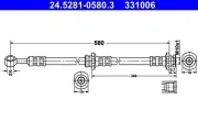 Bremsschlauch ATE 24.5281-0580.3