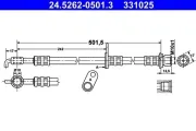Bremsschlauch ATE 24.5262-0501.3