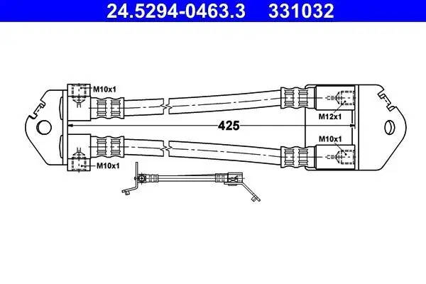 Bremsschlauch ATE 24.5294-0463.3