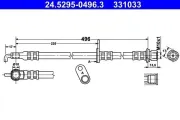 Bremsschlauch ATE 24.5295-0496.3