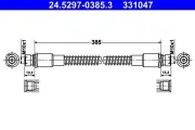 Bremsschlauch Vorderachse ATE 24.5297-0385.3