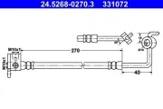 Bremsschlauch ATE 24.5268-0270.3