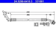 Bremsschlauch ATE 24.5290-0410.3