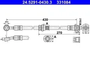 Bremsschlauch ATE 24.5291-0430.3